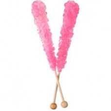 Rock Candy Crystal Sticks Wrapped Cherry-10ct.